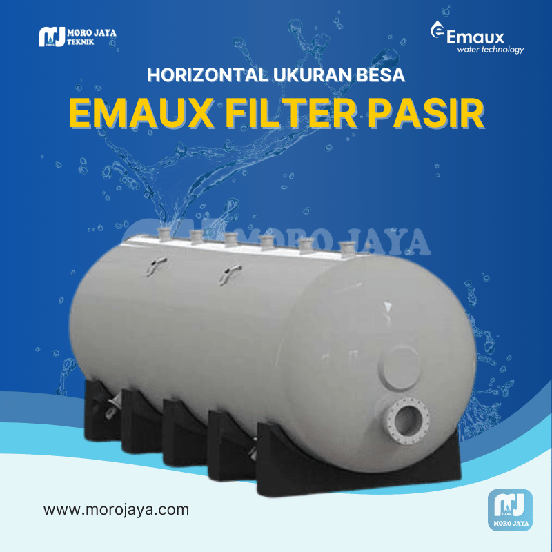 Emaux Filter Pasir Horizontal Emaux Filter Pasir Horizontal - jual pompa industri Jakarta, Moro Jaya Teknik