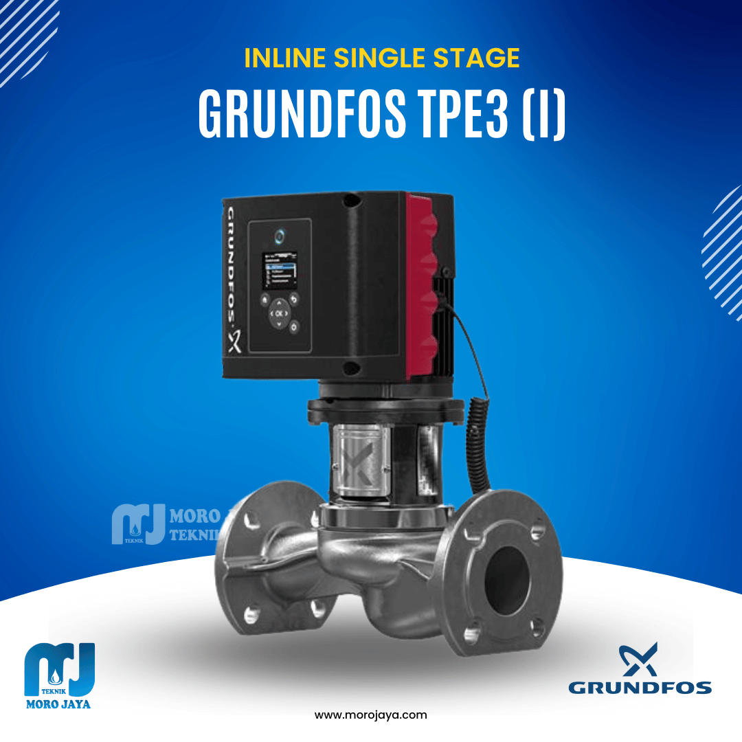 Grundfos TPE3 (I) Grundfos TPE3 (I) - jual pompa industri Jakarta, Moro Jaya Teknik