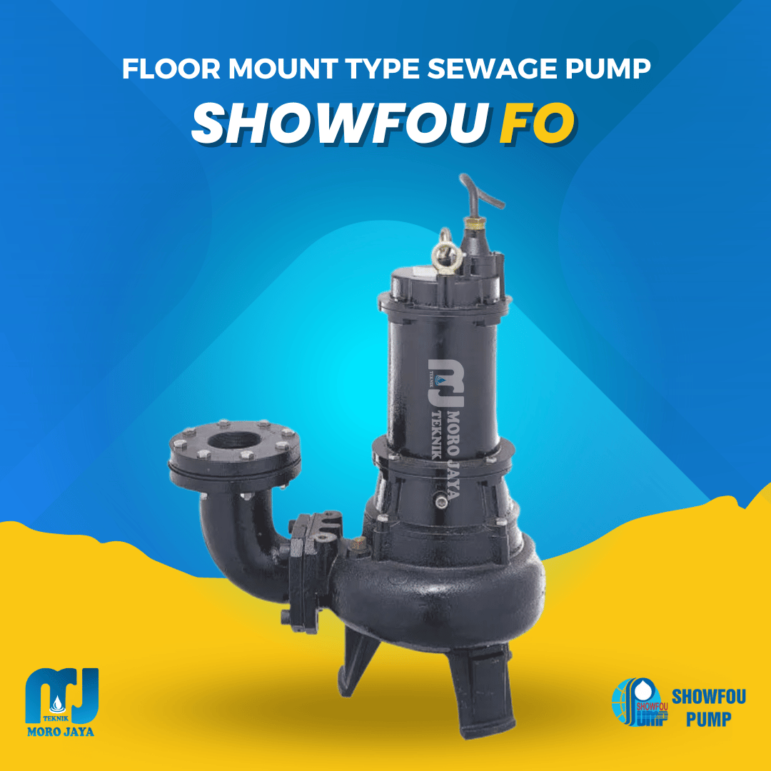 Pompa Celup Air Limbah Showfou FO 0,75–15 kW Showfou FO - jual pompa industri Jakarta, Moro Jaya Teknik