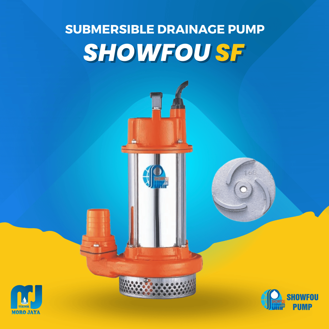 Pompa Celup Drainase Showfou SF 0,25–2,2 kW Showfou SF - jual pompa industri Jakarta, Moro Jaya Teknik