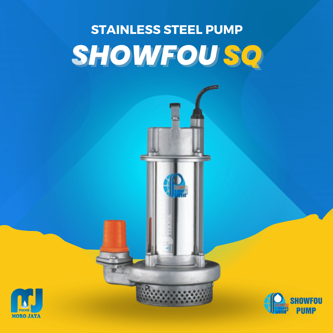 Pompa Celup Stainless Steel Showfou SQ 0,4–0,75 kW Showfou SQ - jual pompa industri Jakarta, Moro Jaya Teknik