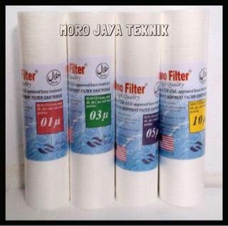 Cartridge Filter Sediment 10 Inch Nano Filter Pilihan 1-10 Mikron Cartridge filter sediment Nano Filter 10 inch