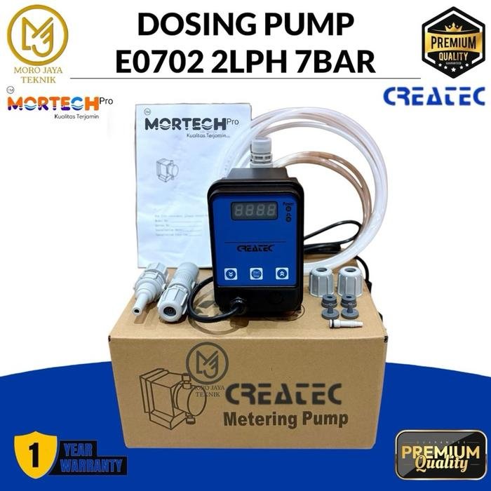Dosing pump Createc E0702 2 LPH 7 bar pompa kimia 220V