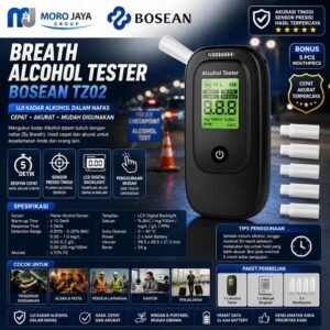 Alcohol tester Bosean T-Z02 pengukur kadar alkohol napas digital