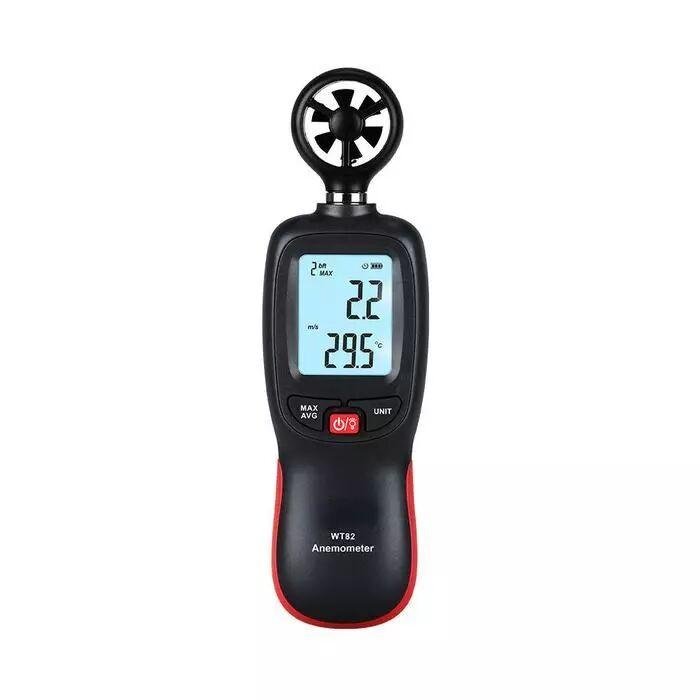 Anemometer Digital Wintact WT82 Pengukur Kecepatan Angin dan Suhu Anemometer digital Wintact WT82 pengukur kecepatan angin dan suhu – foto 3