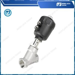 Angle seat valve 1/2 inci double acting piston valve body stainless