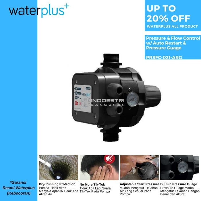 Automatic Pressure Control Waterplus PRSFC-021-ARG Auto Restart 10 Bar Automatic pressure control Waterplus PRSFC-021-ARG auto restart – foto 2
