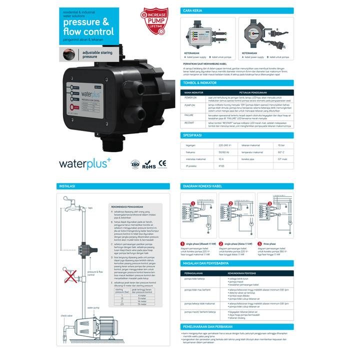 Automatic Pressure Control Waterplus PRSFC-021-ARG Auto Restart 10 Bar Automatic pressure control Waterplus PRSFC-021-ARG auto restart – foto 3