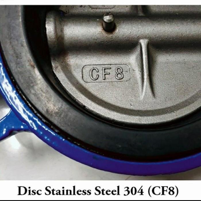 Butterfly Valve Cast Iron 6 Inch DN150 Lever Disc SS304 Seat EPDM Butterfly valve cast iron 6 inch DN150 lever – foto 3