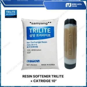 Cartridge resin softener Trilite KH-80 10 inch isi 650 gram