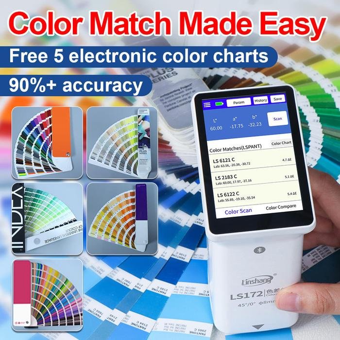 Colorimeter Linshang LS172 Layar Sentuh Aperture 8 mm Geometri 45/0 Colorimeter Linshang LS172 layar sentuh aperture 8 mm – foto 4
