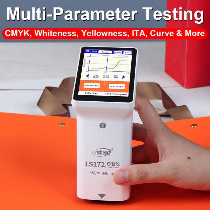 Colorimeter Linshang LS172 Layar Sentuh Aperture 8 mm Geometri 45/0 Colorimeter Linshang LS172 layar sentuh aperture 8 mm – foto 5