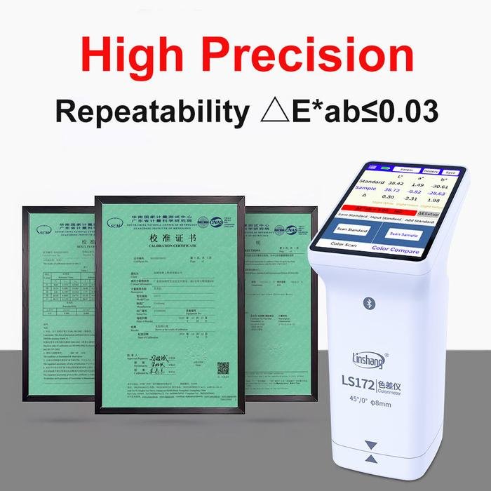 Colorimeter Linshang LS172 Layar Sentuh Aperture 8 mm Geometri 45/0 Colorimeter Linshang LS172 layar sentuh aperture 8 mm – foto 6