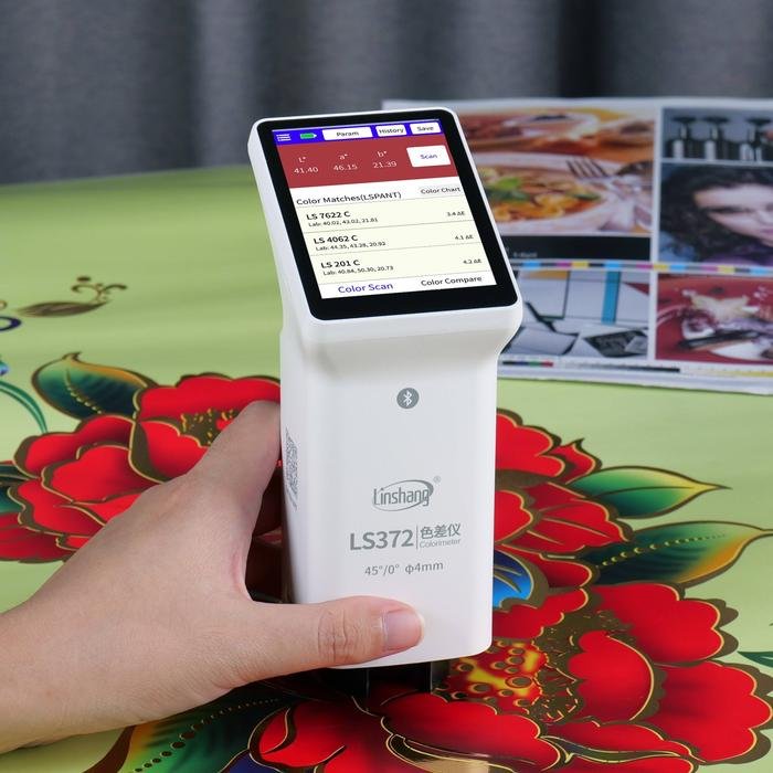 Colorimeter Linshang LS372 Layar Sentuh Aperture 4 mm Geometri 45/0 Colorimeter Linshang LS372 layar sentuh aperture 4 mm – foto 2