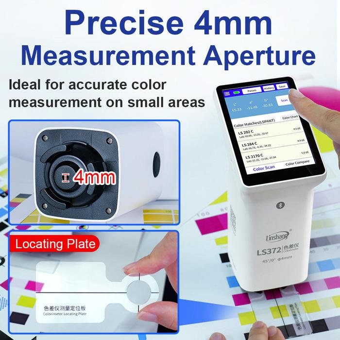 Colorimeter Linshang LS372 Layar Sentuh Aperture 4 mm Geometri 45/0 Colorimeter Linshang LS372 layar sentuh aperture 4 mm – foto 4