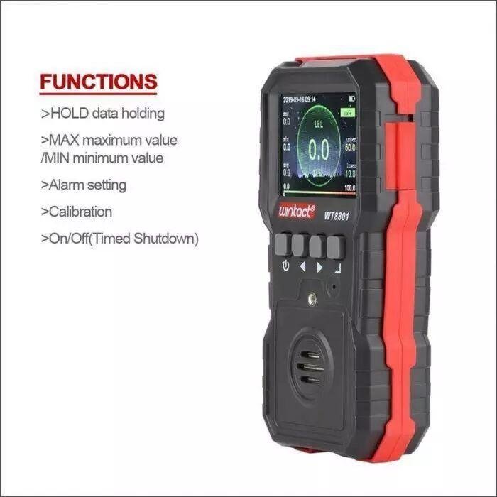 Combustible Gas Monitor Wintact WT8801 Detektor Gas Mudah Terbakar Ex ib Combustible Gas Monitor Wintact WT8801 detektor gas mudah terbakar ex ib – foto 3