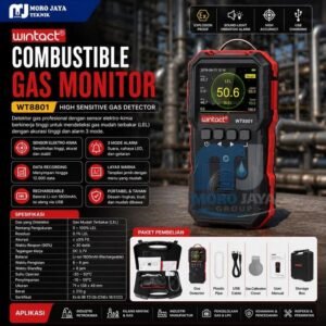 Combustible Gas Monitor Wintact WT8801 detektor gas mudah terbakar ex ib