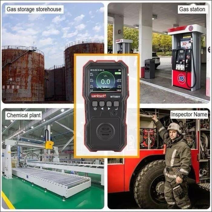 Combustible Gas Monitor Wintact WT8801 Detektor Gas Mudah Terbakar Ex ib Combustible Gas Monitor Wintact WT8801 detektor gas mudah terbakar ex ib – foto 6