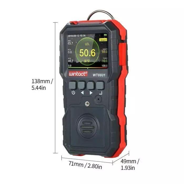 Combustible Gas Monitor Wintact WT8801 Detektor Gas Mudah Terbakar Ex ib Combustible Gas Monitor Wintact WT8801 detektor gas mudah terbakar ex ib – foto 7