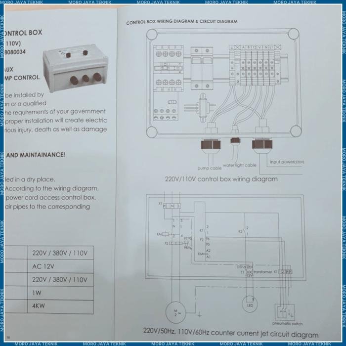 Control Box Counter Current Jet Emaux SWJ-CB 1 Phase Control box counter current jet Emaux SWJ-CB 1 phase – foto 5