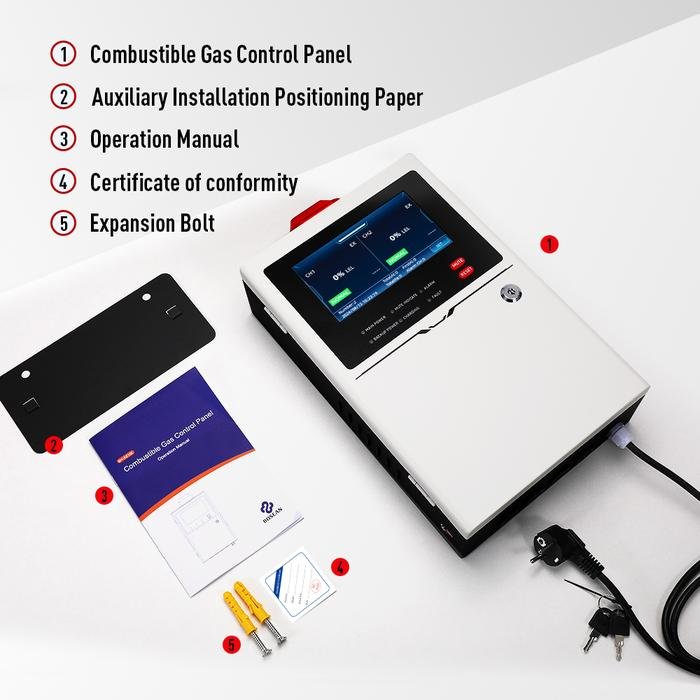 Controller Gas Detector Bosean KZ103 32 Channel Layar Sentuh Multi Gas Controller gas detector Bosean KZ103 32 channel layar sentuh – foto 3