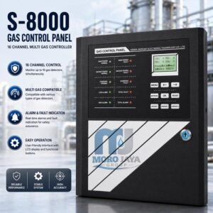 Controller gas detector Bosean S-8000 16 channel control panel multi gas