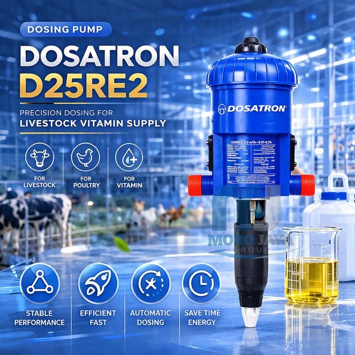 Dosing Pump Dosatron D25RE2VF Pencampur Obat Proporsional 0,2-2 Persen Dosing pump Dosatron D25RE2VF pencampur obat proporsional – foto 2