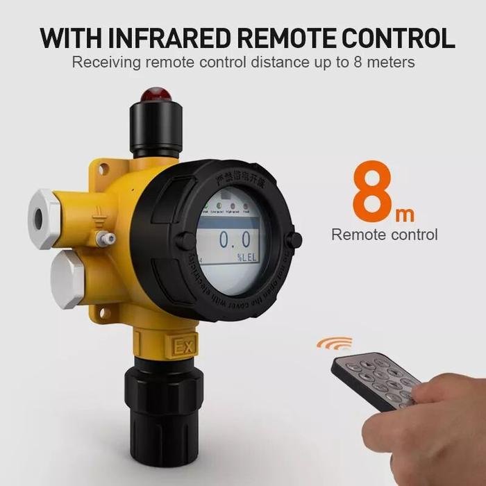 Fixed Gas Detector Bosean GT-K90 H2S Hidrogen Sulfida Layar OLED Explosion Proof IP66 Fixed gas detector Bosean GT-K90 H2S hidrogen sulfida layar OLED – foto 5