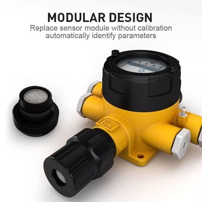 Fixed Gas Detector Bosean GT-K90 H2S Hidrogen Sulfida Layar OLED Explosion Proof IP66 Fixed gas detector Bosean GT-K90 H2S hidrogen sulfida layar OLED – foto 8