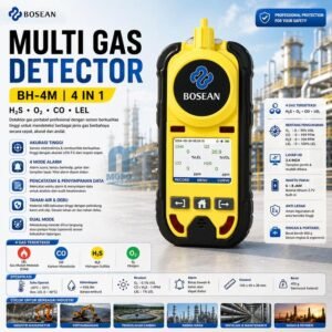 Gas detector Bosean BH-4M 4 in 1 H2S O2 CO LEL portable