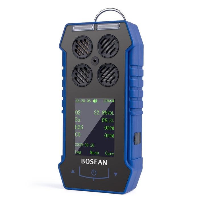 Gas Detector Bosean BH-4S 4 in 1 O2 CO H2S LEL Layar Warna Portable Gas detector Bosean BH-4S 4 in 1 O2 CO H2S LEL portable – foto 4