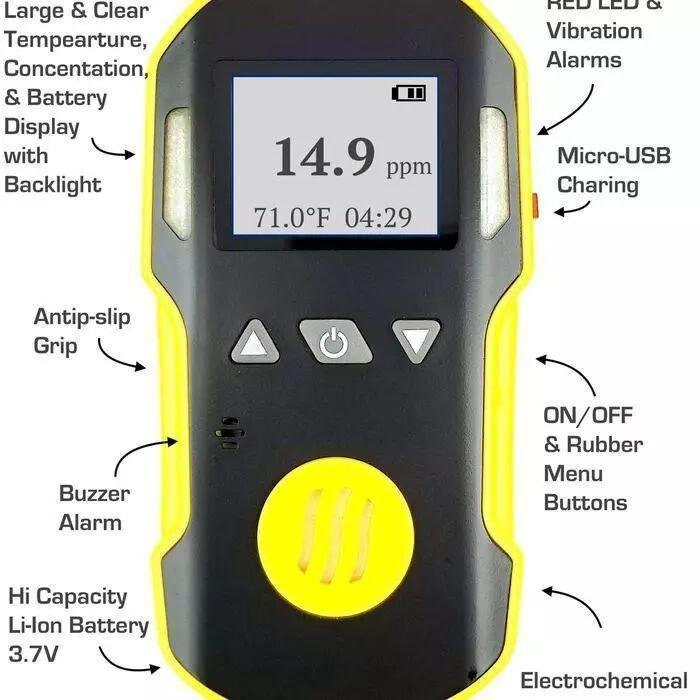 Gas Detector Bosean BH-90A SO2 Portable Sulfur Dioksida 0-20 ppm Gas detector Bosean BH-90A SO2 portable sulfur dioksida – foto 7