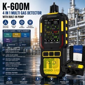 Gas detector Bosean K-600M multi gas pompa bawaan CO2 H2S O2 NH3