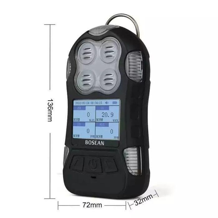 Gas Detector Bosean K40 4 in 1 CO O2 H2S EX Portable IP66 Gas detector Bosean K40 4 in 1 CO O2 H2S EX portable – foto 3