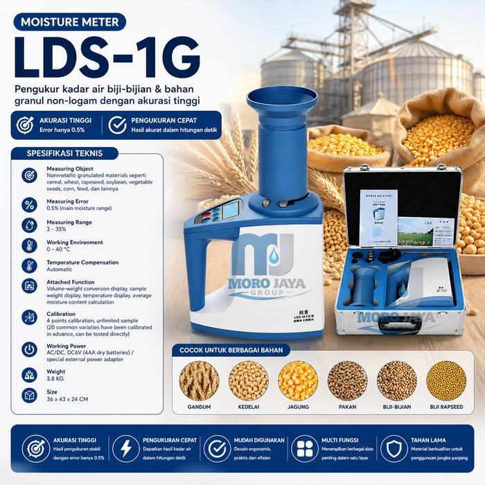 Grain Moisture Meter LDS-1G Pengukur Kadar Air Beras Jagung Kacang 3-35 Persen Grain moisture meter LDS-1G pengukur kadar air beras jagung kacang