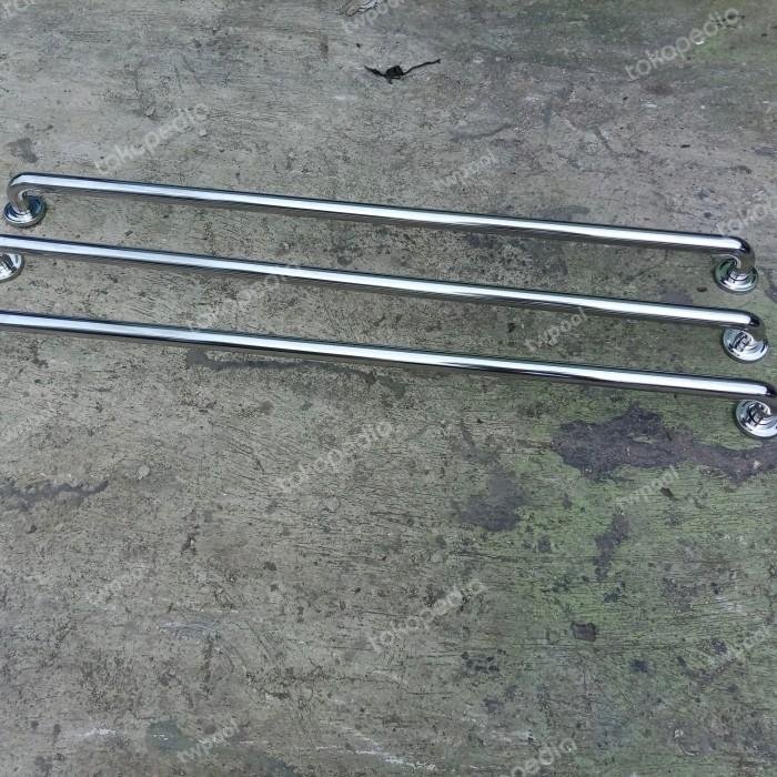 Hand Railing Kolam Renang Stainless SUS 304 1,5 Meter Pipa 1,5 Inch Hand railing kolam renang stainless SUS 304 1,5 meter pipa 1,5 inch – foto 4