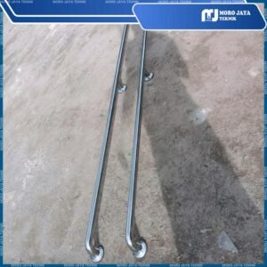 Hand railing kolam renang stainless SUS 304 60 cm pipa 1,5 inch