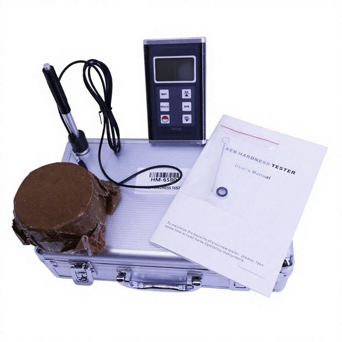 Hardness Tester Leeb Landtek HM-6580 Portable Kekerasan Logam HRC HB HV Hardness tester Leeb Landtek HM-6580 portable kekerasan logam – foto 6