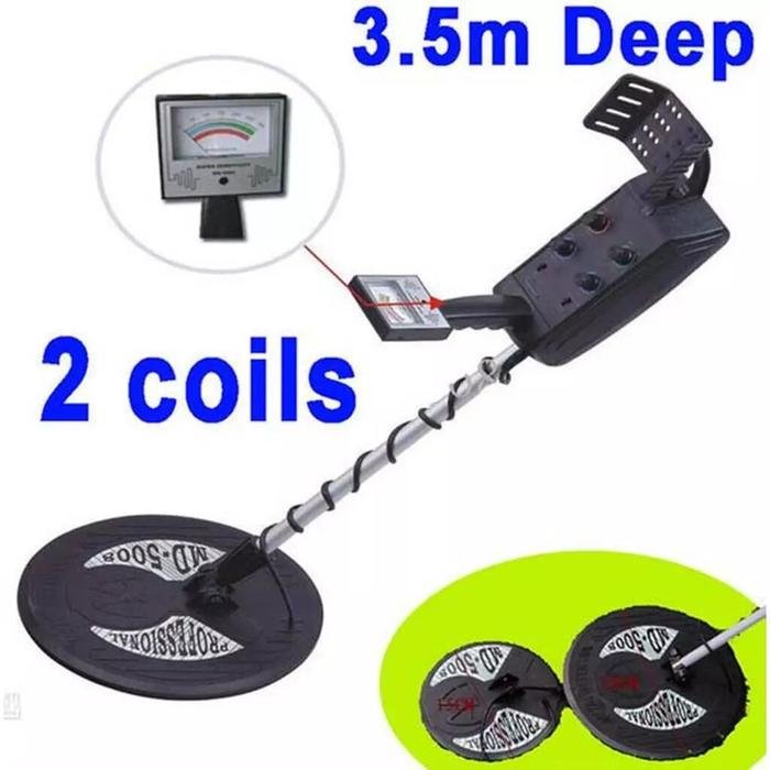 Metal Detector MD5008 Double Coil Pendeteksi Logam Bawah Tanah Metal detector MD5008 double coil pendeteksi logam bawah tanah – foto 3