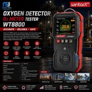 Oxygen Monitor Wintact WT8800 pengukur kadar o2 0-30% dengan data logger