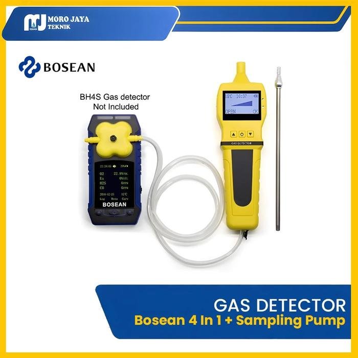 Paket Gas Detector Bosean BH-4S 4 in 1 dengan Gas Sampling Pump Paket gas detector Bosean BH-4S 4 in 1 dengan gas sampling pump
