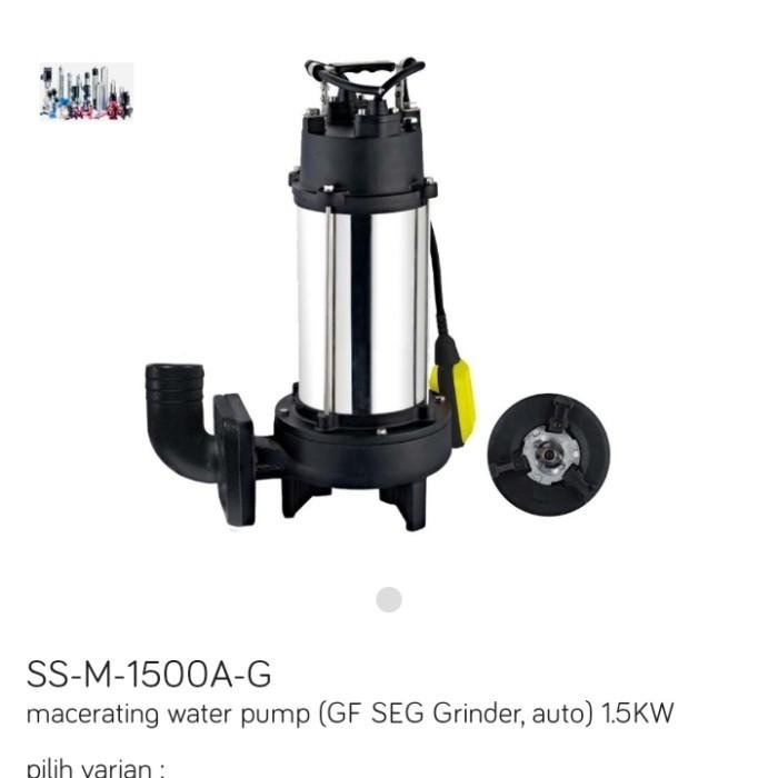 Pompa Air Limbah Waterplus SS-M-1500A-G 1,5 kW Outlet 2 inci Pompa air limbah Waterplus SS-M-1500A-G 1,5 kW outlet 2 inci – foto 2