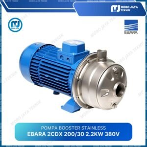 Pompa booster Ebara 2CDX 200/30 2,2 kW 380V impeller ganda stainless