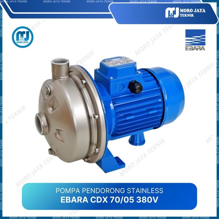 Pompa Booster Ebara CDX 70/05 0,5 HP 380V 3 Fase Stainless Steel Pompa booster Ebara CDX 70/05 0,5 HP 380V 3 fase stainless steel