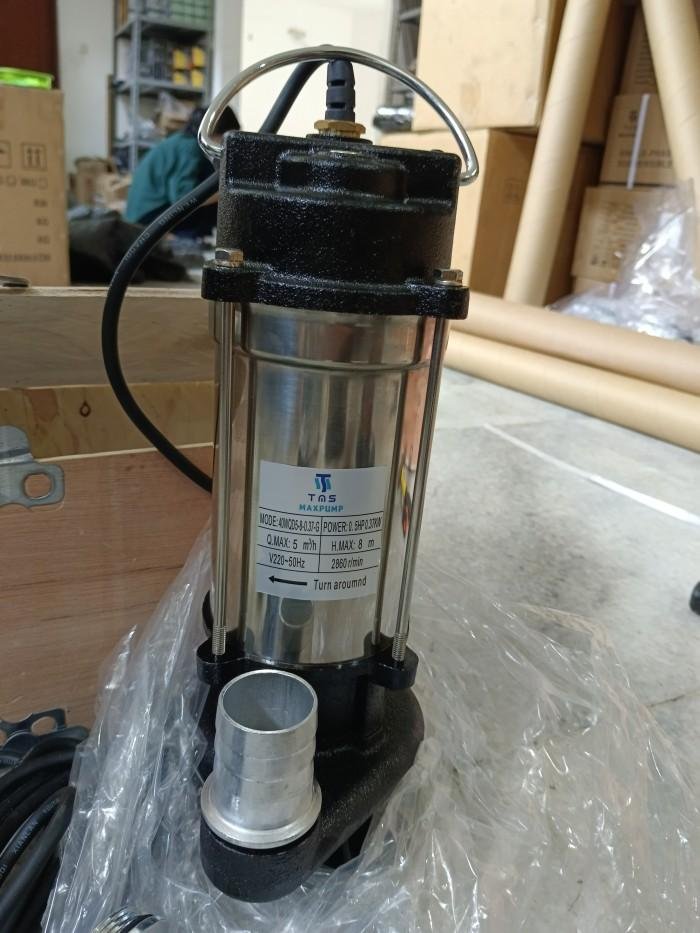Pompa Celup Air Kotor 40WQD5-7-0.37 0,5 HP 1,5 Inch 220V Pompa Celup Air Kotor 40WQD5-7-0.37 0,5 HP 1,5 Inch 220V – foto 4