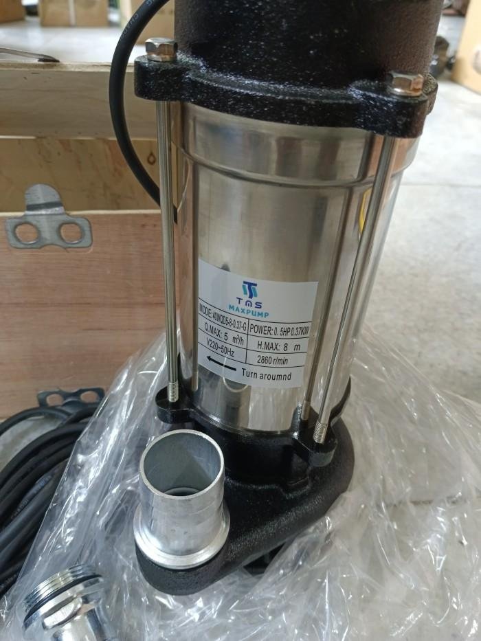 Pompa Celup Air Kotor 40WQD5-7-0.37 0,5 HP 1,5 Inch 220V Pompa Celup Air Kotor 40WQD5-7-0.37 0,5 HP 1,5 Inch 220V – foto 5