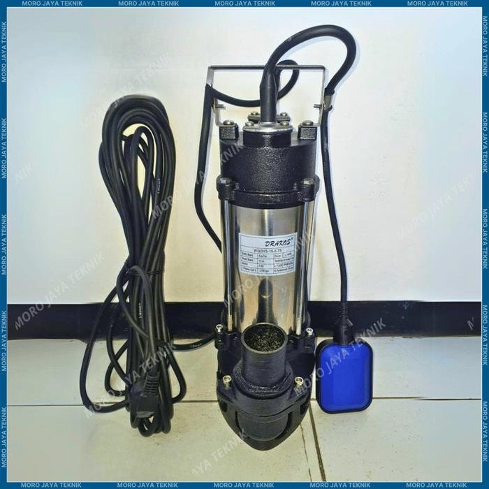 Pompa Celup Air Kotor Drakos WQDY 25-10 2 HP 1 Fase Outlet 2,5 Inci Pompa celup air kotor Drakos WQDY 25-10 2 HP satu fase outlet 2,5 inci – foto 3