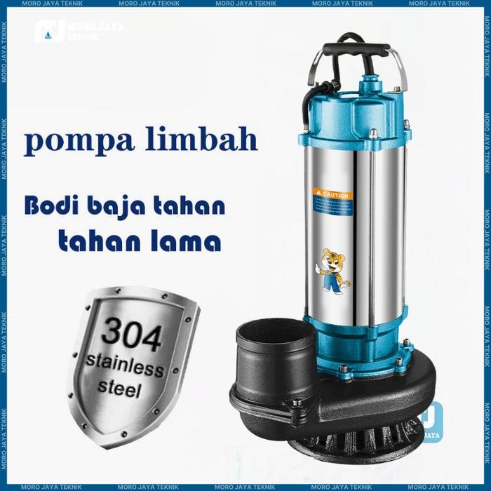 Pompa Celup Air Kotor QDX65-7-2200W 3 HP Otomatis Outlet 4 Inci Pompa celup air kotor QDX65-7-2200W 3 HP otomatis outlet 4 inci – foto 3