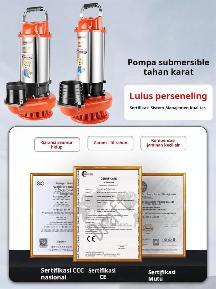 Pompa Celup Air Kotor SPX-2200ST 3 HP Outlet 4 Inci Pompa Lumpur Otomatis Pompa celup air kotor SPX-2200ST 3 HP outlet 4 inci pompa lumpur otomatis – foto 4