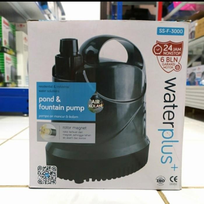 Pompa Celup Waterplus SS-F-3800 70 Watt Pompa Kolam Ikan dan Air Mancur Pompa celup Waterplus SS-F-3800 70 watt pompa kolam ikan dan air mancur – foto 6